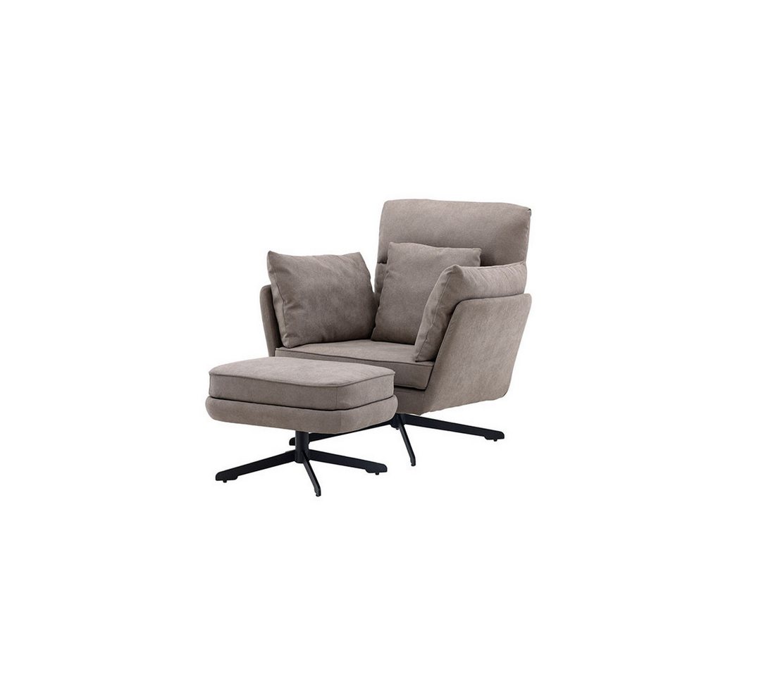 ebuy24 Relaxsessel Madrid Sessel grau. von ebuy24
