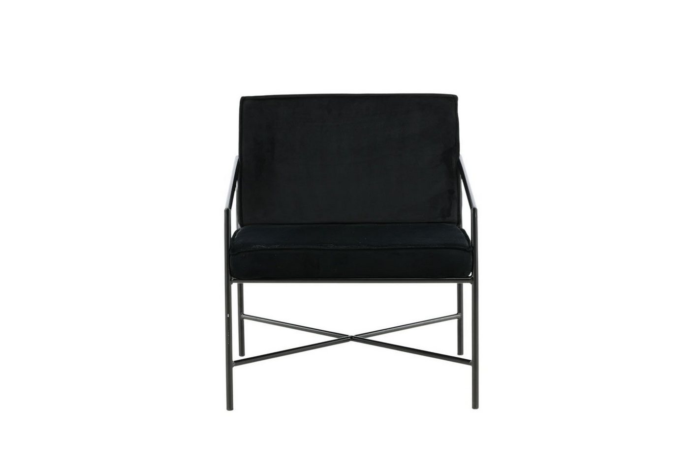 ebuy24 Relaxsessel Rakel Sessel Velour schwarz. (1-St) von ebuy24