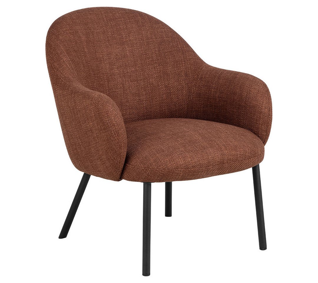 ebuy24 Relaxsessel Spencer Sessel Lounge-Sessel Stoff orange. von ebuy24