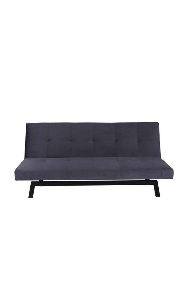 ebuy24 Schlafsofa Bodil Schlafsofa Velour dunkelgrau. von ebuy24