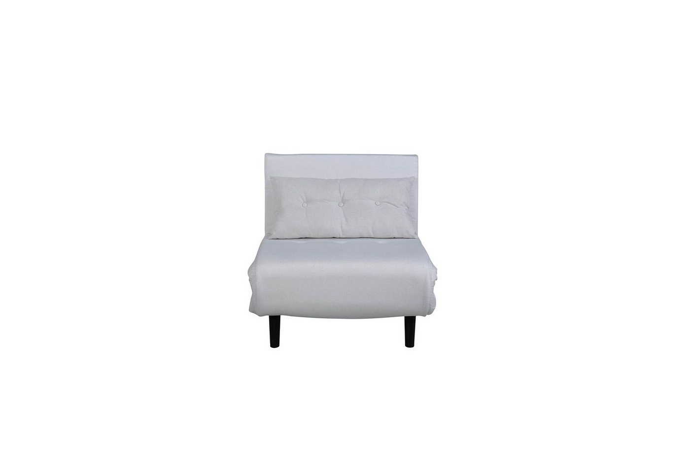 ebuy24 Schlafsofa Vicky Schlafsofa,Sessel weiß. von ebuy24