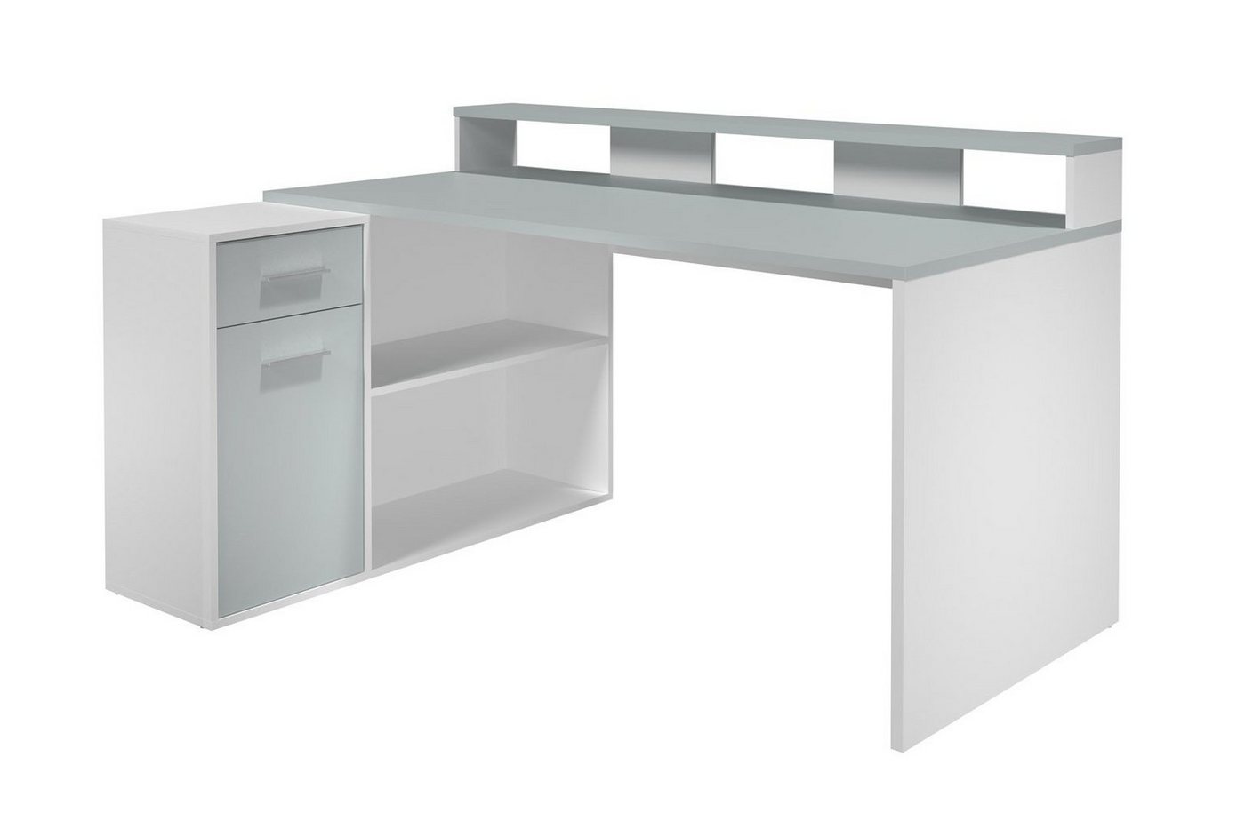 ebuy24 Schreibtisch GamerBüro Büromöbel Gamer, 1 Tür, 1 Schublade, 2 O von ebuy24