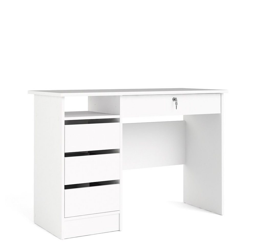 ebuy24 Schreibtisch Plus Schreibtisch mit 1 Regal, 3 kleinen Schublade von ebuy24