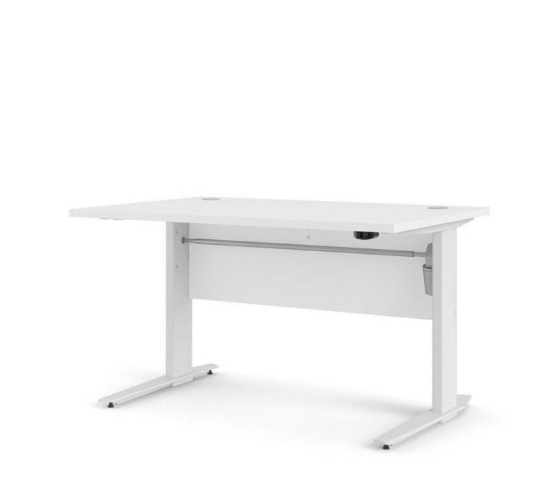 ebuy24 Schreibtisch Prisme Schreibtisch elektrische Hebe-Senk-Funktion von ebuy24