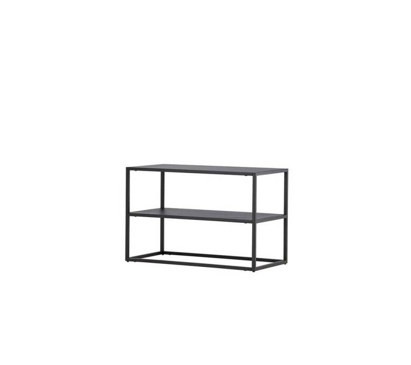 ebuy24 Schuhschrank Curitiba Schuhschrank Metall 2 Regale schwarz. von ebuy24