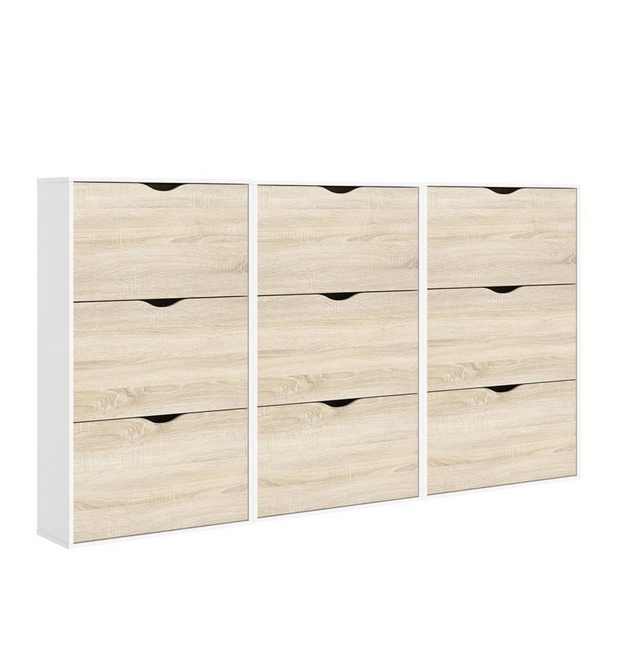 ebuy24 Schuhschrank Napoli Schuhschrank mit 9 Schubladen in weiss und ebuy24 Schuhschrank Napoli Schuhschrank mit 9 Schubladen in weiss und von ebuy24