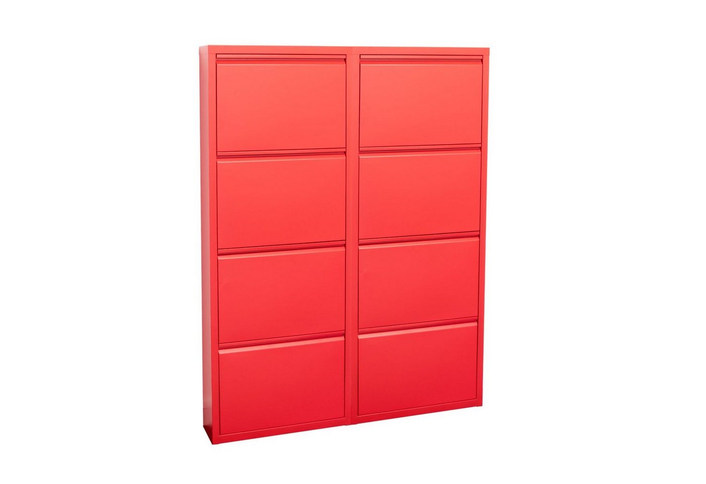 ebuy24 Schuhschrank Pisa Schuhschrank mit 8 Klappen/Türen in Metall ro ebuy24 Schuhschrank Pisa Schuhschrank mit 8 Klappen/Türen in Metall ro von ebuy24