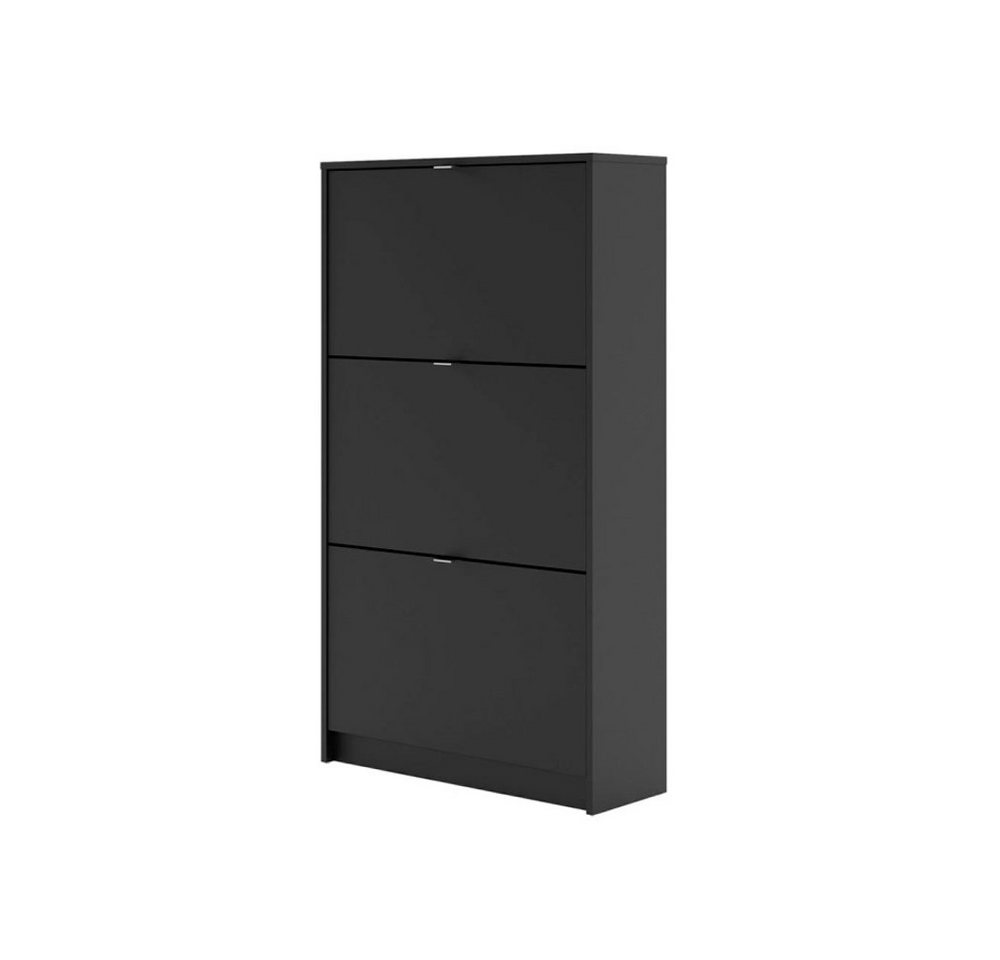 ebuy24 Schuhschrank Shane Schuhschrank 3 Klapptüren 2R schwarz matt. ebuy24 Schuhschrank Shane Schuhschrank 3 Klapptüren 2R schwarz matt. von ebuy24