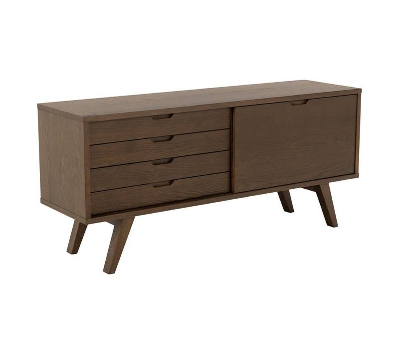 ebuy24 Sideboard A-Line Sideboard 1 Tür 4 Schubladen 1 Regal Eichen von ebuy24