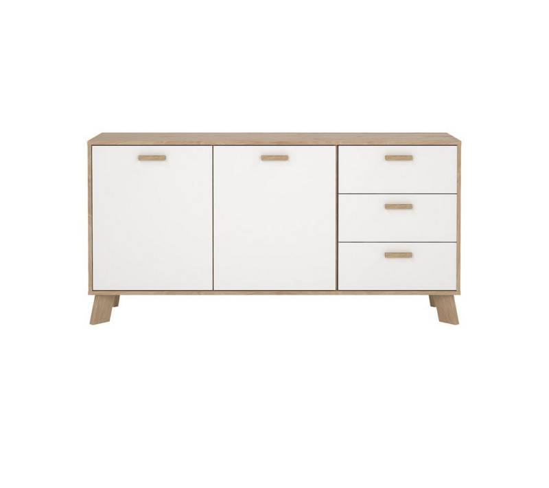 ebuy24 Sideboard Ikast Sideboard 2 Türen, 3 Schubladen Eichen-Dekor ebuy24 Sideboard Ikast Sideboard 2 Türen, 3 Schubladen Eichen-Dekor von ebuy24