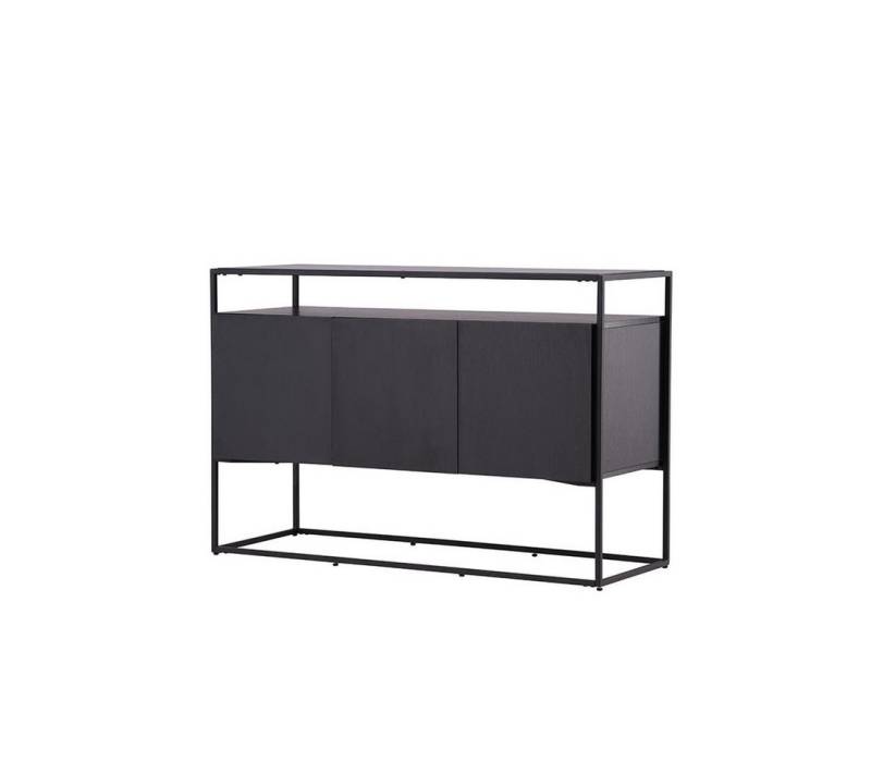 ebuy24 Sideboard Kingsport Sideboard 3 Türen schwarz. von ebuy24
