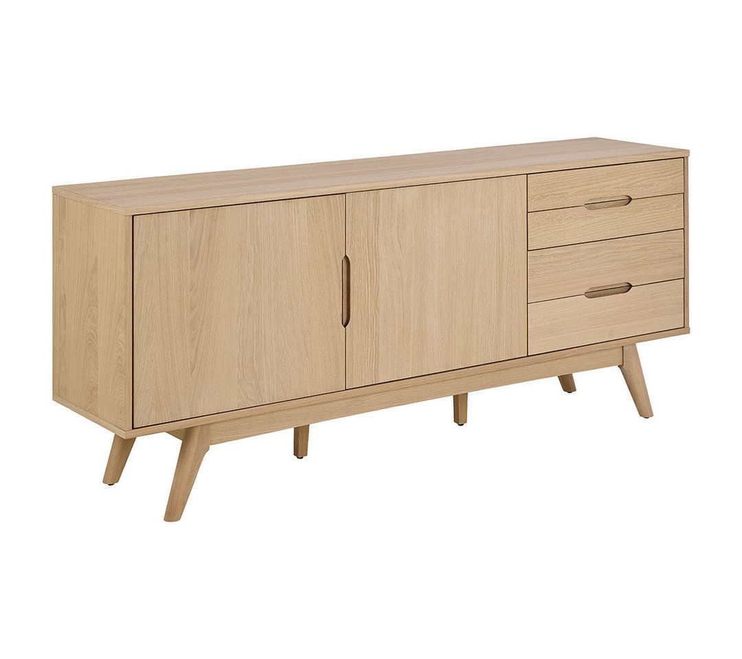 ebuy24 Sideboard Marte Sideboard 2 Türen 4 Schubladen Eichenfurnier ebuy24 Sideboard Marte Sideboard 2 Türen 4 Schubladen Eichenfurnier von ebuy24