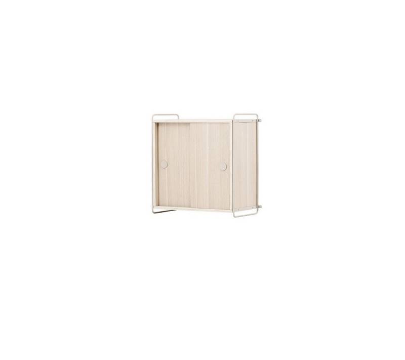 ebuy24 Sideboard Parly Sideboard Wandschrank 2 Türen whitewash. von ebuy24