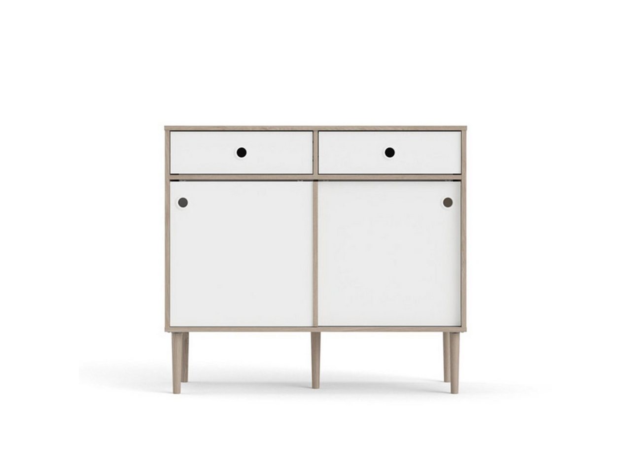 ebuy24 Sideboard Penny Sideboard 2 Schiebetüren und 2 Schubladen Hi von ebuy24