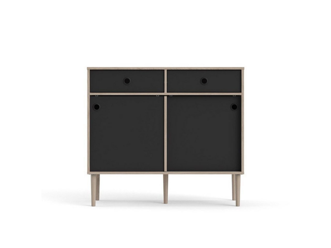 ebuy24 Sideboard Penny Sideboard 2 Schiebetüren und 2 Schubladen Hi von ebuy24