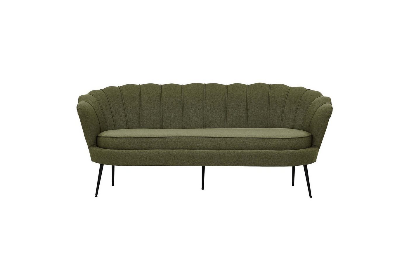 ebuy24 Sofa Calais Sofa 3 Personen grün., 1 Teile von ebuy24