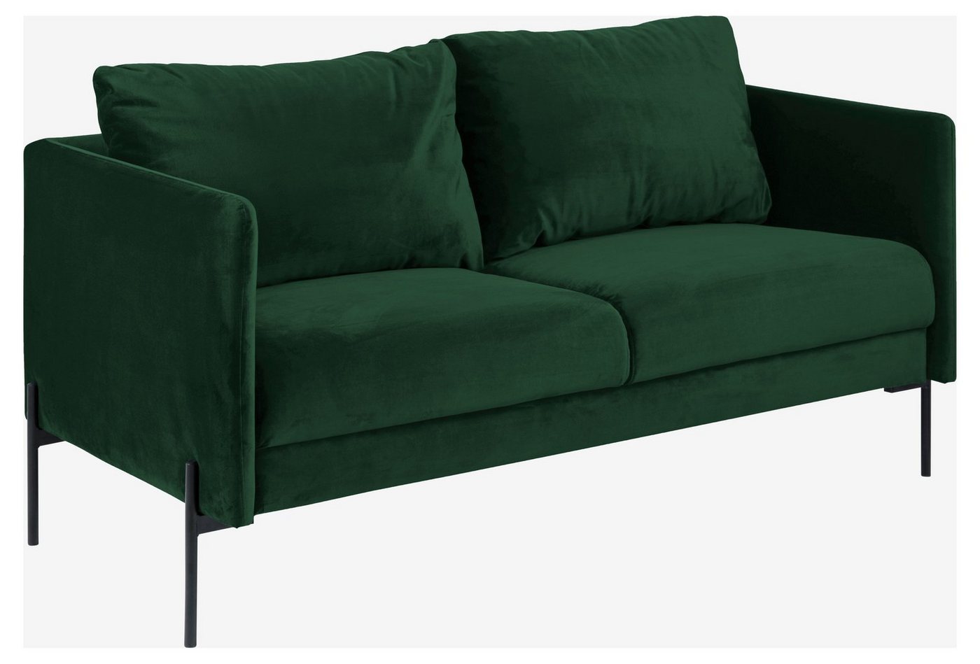 ebuy24 Sofa Kingsley A2 2,5-Sitzer-Sofa mit sch.//Dunkelgr&uum von ebuy24