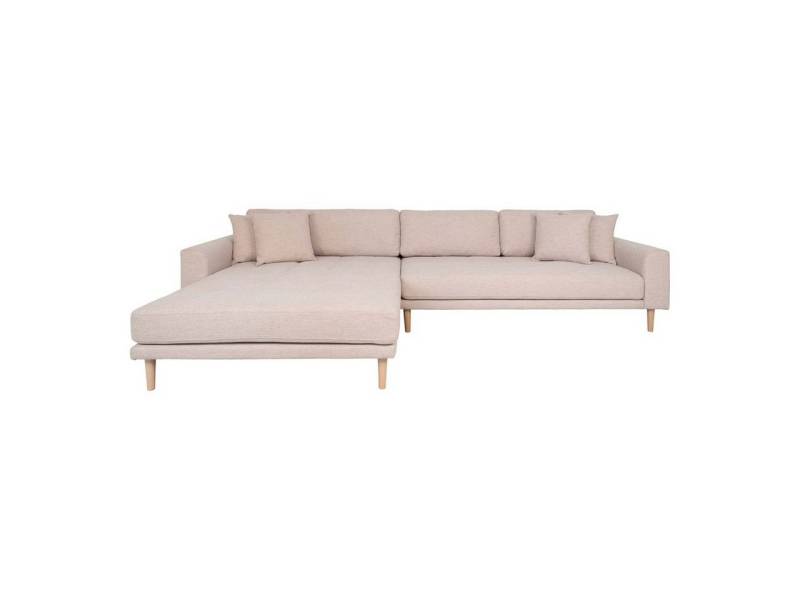 ebuy24 Sofa Lido Sofa, Loungesofa links gewendet mit 4 Kissen von ebuy24