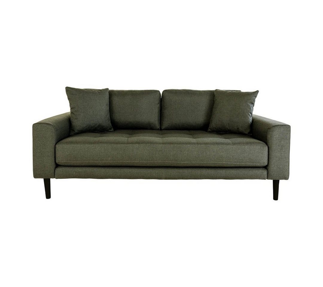 ebuy24 Sofa Lido Sofa 2,5 Personen 2 Kissen grün., 1 Teile von ebuy24