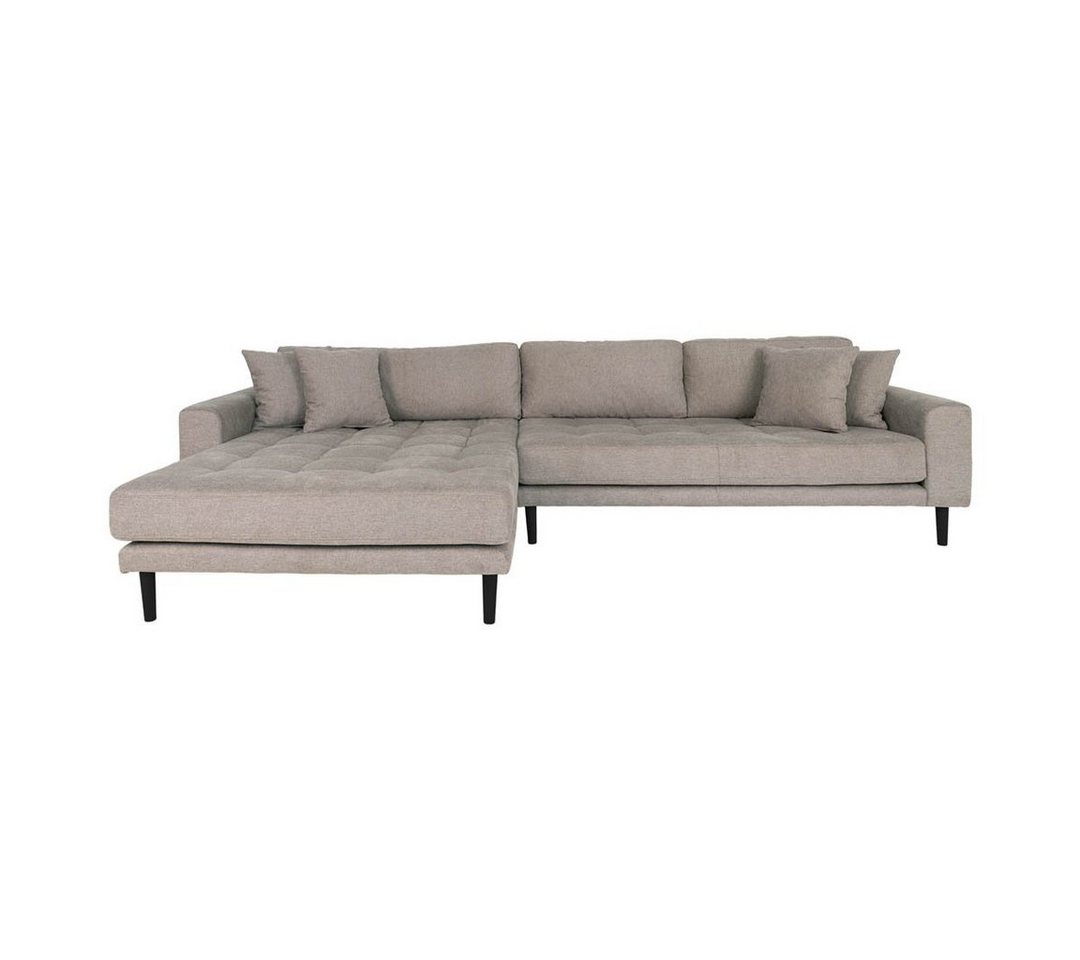 ebuy24 Sofa Lido Sofa Chaiselongsofa links gewendet 4 Kissen b, 1 Teile von ebuy24