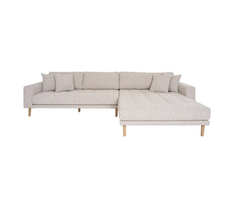 ebuy24 Sofa Lido Sofa Rechtsdrehend mit vier Kissen beige. ebuy24 Sofa Lido Sofa Rechtsdrehend mit vier Kissen beige. von ebuy24