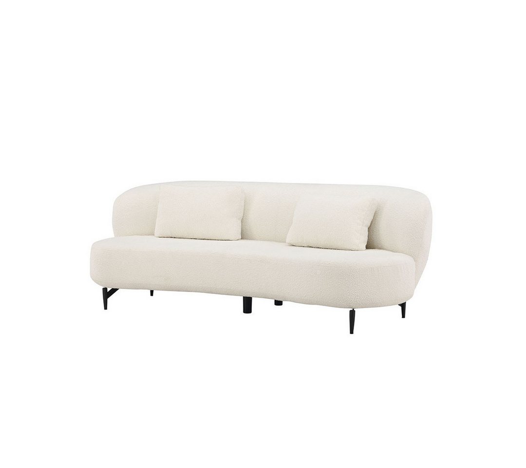 ebuy24 Sofa Luna Sofa 3-Sitzer weiß. von ebuy24