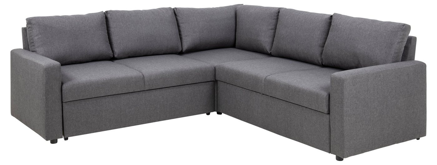 ebuy24 Sofa Sander Ecksofa grau. von ebuy24