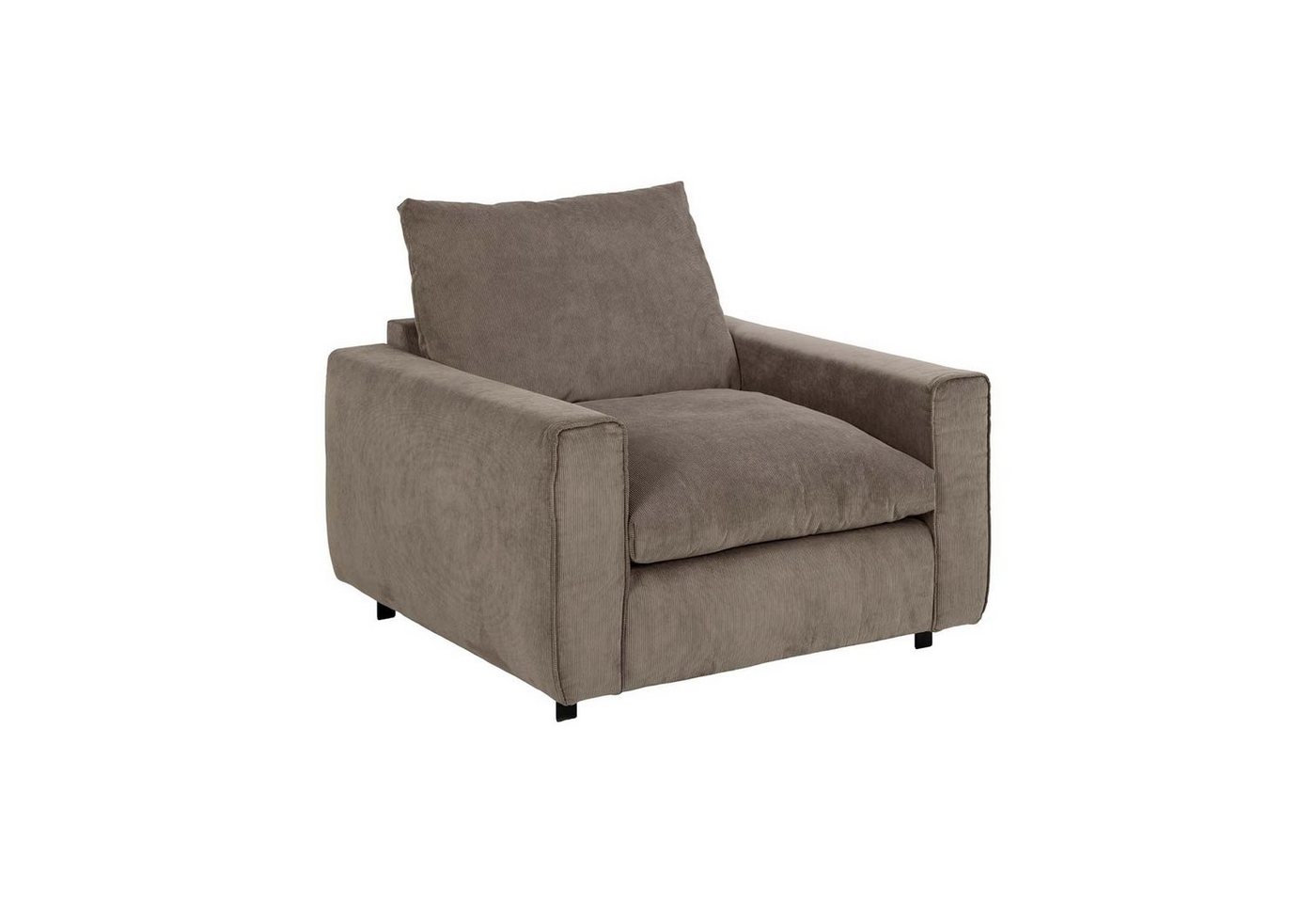 ebuy24 Sofa Steeton Sofa 1 Person beige. von ebuy24