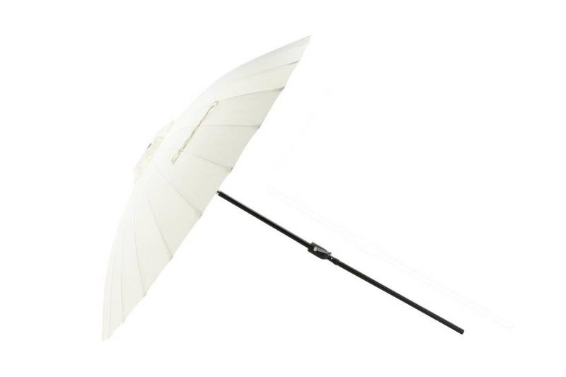 ebuy24 Sonnenschirm Palmetto Sonnenschirm Kippfunktion weiß. von ebuy24