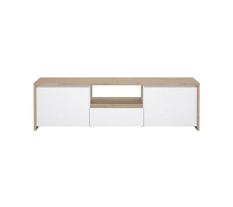 ebuy24 TV-Bank Next TV Tisch 2 Türen, 1 Schublade, 1 Ablage Eiche von ebuy24