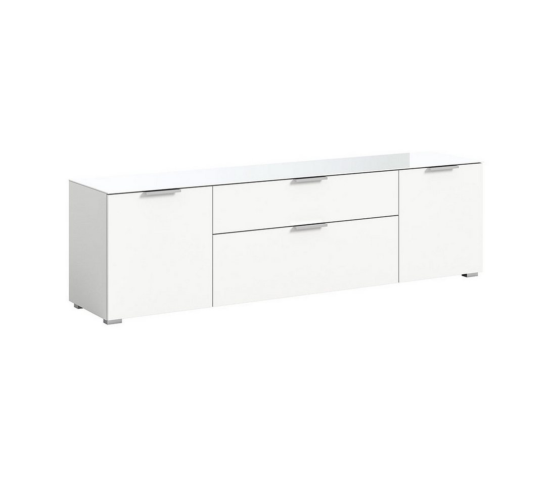 ebuy24 TV-Bank Ray TV Tisch 1 Schublade 2 Türen 1 Klapptür weiß. ebuy24 TV-Bank Ray TV Tisch 1 Schublade 2 Türen 1 Klapptür weiß. von ebuy24