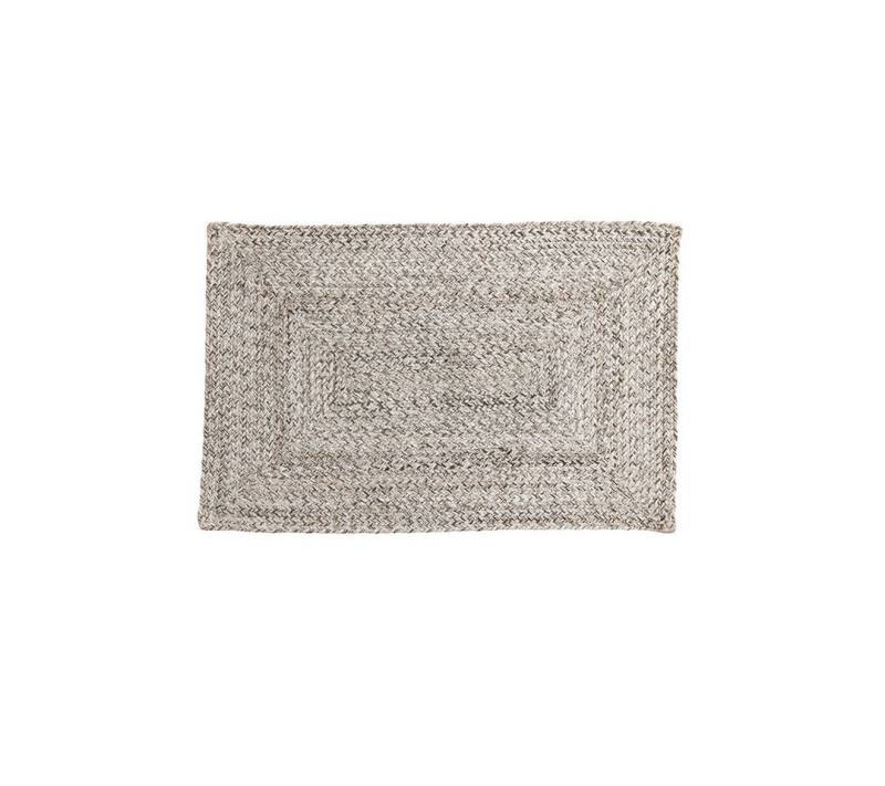 ebuy24 Teppich Petra Fußabtreter 90x60cm Braun., Höhe: 1 mm von ebuy24