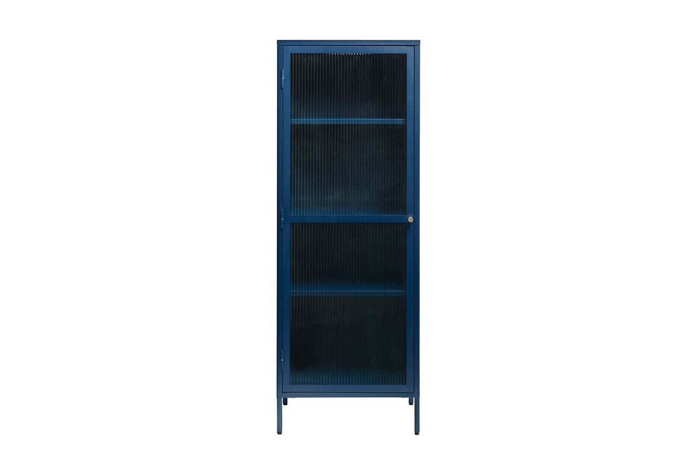 ebuy24 Vitrine Bronco Vitrinenschrank 1 Glastür blau. von ebuy24