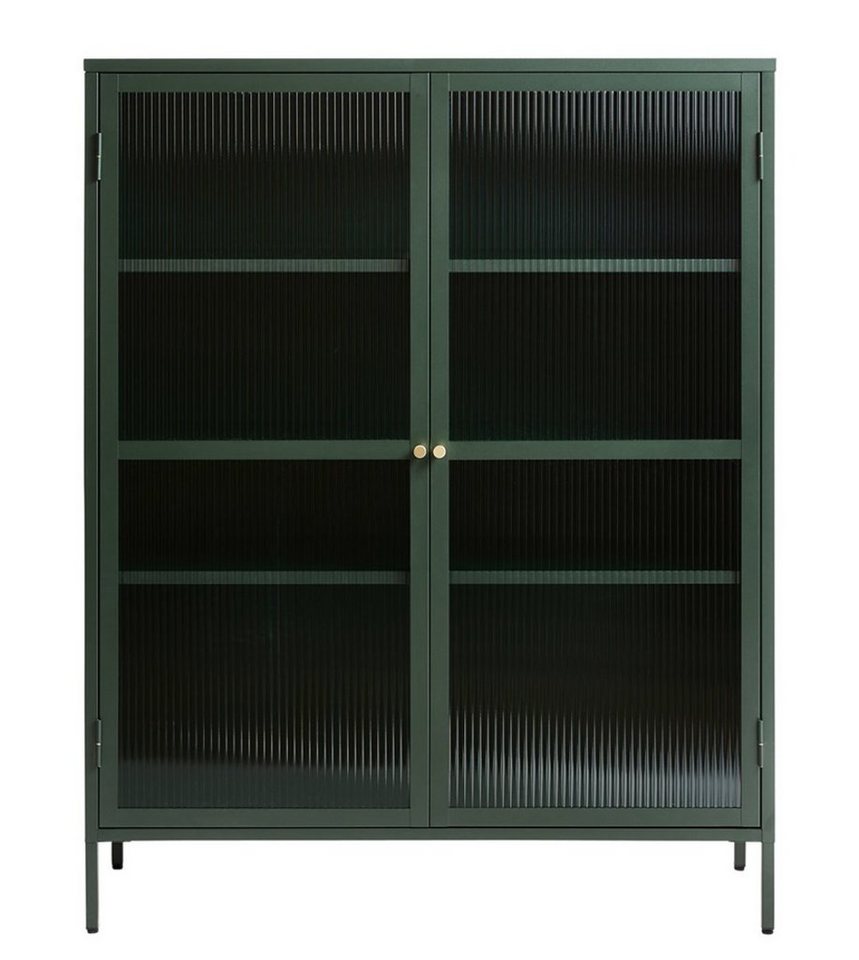 ebuy24 Vitrine Bronco Vitrinenschrank 2 Glastüren grün. von ebuy24