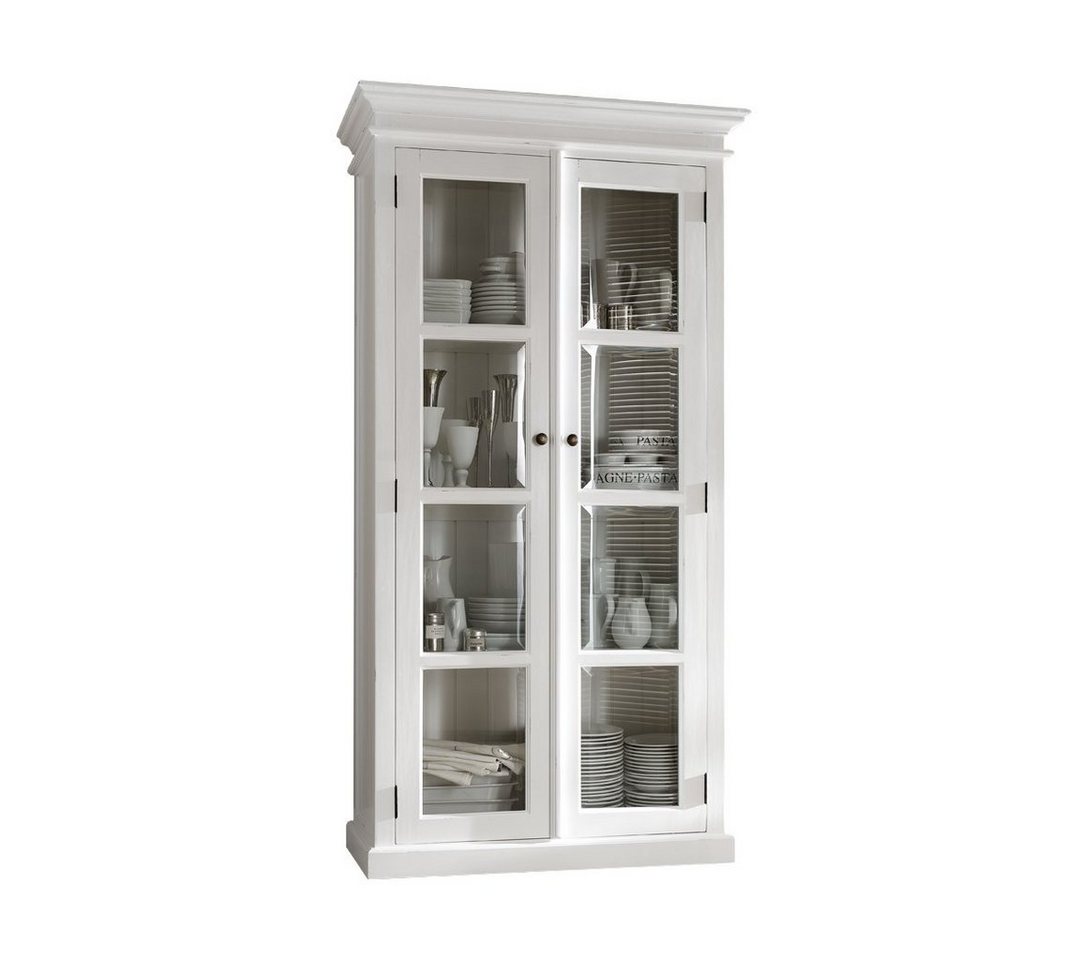 ebuy24 Vitrine Halifax Vitrinenschrank mit 2 Glastüren weiss. von ebuy24