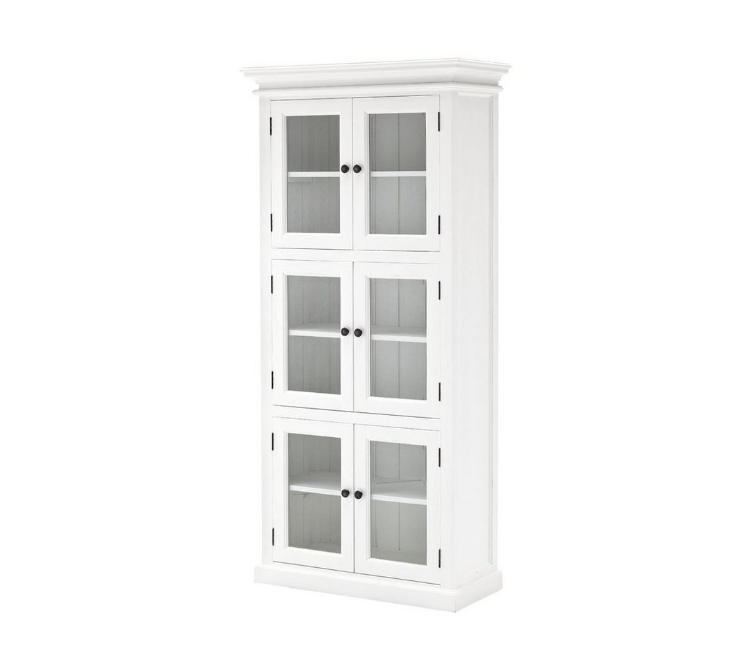 ebuy24 Vitrine Halifax Vitrinenschrank mit 6 Glastüren weiss. von ebuy24