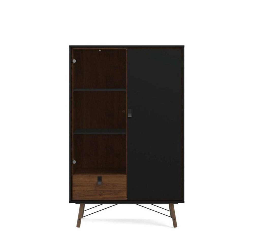 ebuy24 Vitrine Rye Vitrinenschrank 1 Glastür, 1 Tür, 1 Schublade von ebuy24