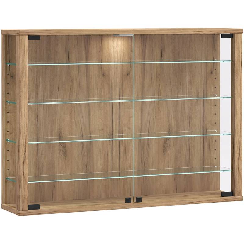 ebuy24 VitrosaL Vitrinenschrank Wandhängend 2 Türen Eiche Dekor ebuy24 VitrosaL Vitrinenschrank Wandhängend 2 Türen Eiche Dekor von ebuy24