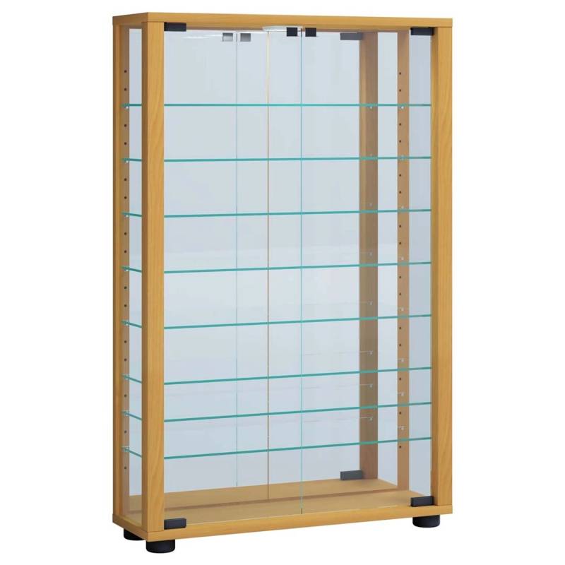 ebuy24 VitrosaMaxi Vitrinenschrank Wandhängend mit Spiegel 2 Glastüren Buche Dekor ebuy24 VitrosaMaxi Vitrinenschrank Wandhängend mit Spiegel 2 Glastüren Buche Dekor von ebuy24