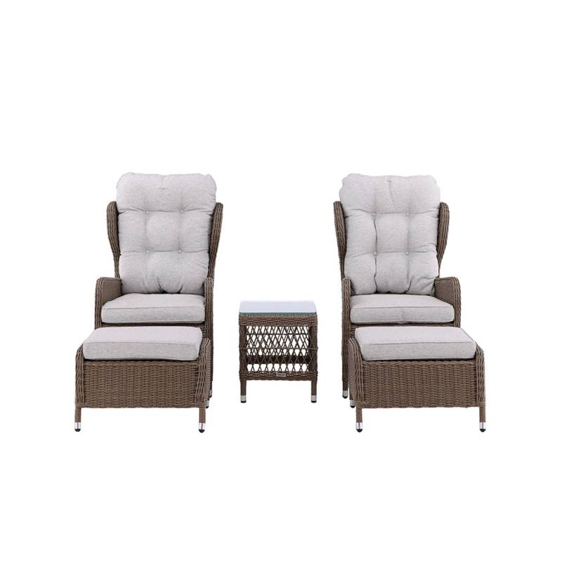 ebuy24 Washington Loungeset 2 Sessel 2 Hocker 1 Couchtisch Natur Tisch cm H46xB41xT52 Stuhl cm H103xB69xT88  Rückenlehne Verstellbar ebuy24 Washington Loungeset 2 Sessel 2 Hocker 1 Couchtisch Natur Tisch cm H46xB41xT52 Stuhl cm H103xB69xT88  Rückenlehne Verstellbar von ebuy24