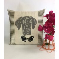 Große Däne Dekorative Kissen - Große Druck Kissen, Dänin Gesicht Druck, Geburtstag Geschenkidee Große Däne Dekorative Kissen - Große Druck Kissen, Dänin Gesicht Druck, Geburtstag Geschenkidee von ecarlateboutique