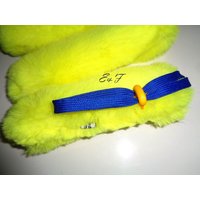 Fell Hundedummy Pelz Schlepper Kaninchen Imitat Training Felldummy 80 Gramm Neongelb Preis Pro Stück von echtpelzbommelde