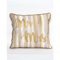 Mr. & Mrs. Rectangle Handbemalte Kissen Mr. & Mrs. Rectangle Handbemalte Kissen von eclecTKStudio