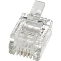 Econ Connect MPL64 Modular-Stecker MPL64 Stecker, gerade Polzahl 6P4C Klar von econ Connect