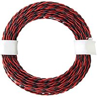Econ connect KZL2X004RTSW10 Litze 2 x 0.04mm² Rot/Schwarz 10m von econ Connect