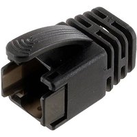 Econ connect Knickschutz für Cat.8 Stecker schwarz KSC8SW Knickschutztülle Schwarz von econ Connect