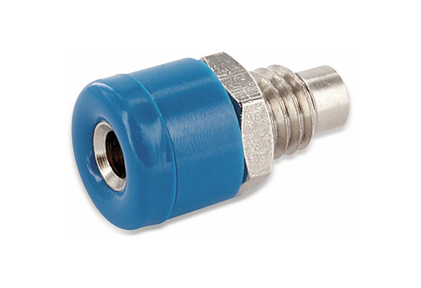 econ Connect Klemmen ECON CONNECT Zwerg-Einbaubuchse, 2,6 mm, blau von econ Connect