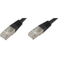 econ connect F6TP1SW RJ45 Netzwerkkabel, Patchkabel CAT 6 S/FTP 1.00 m Schwarz Paarschirm 1 St. von econ Connect