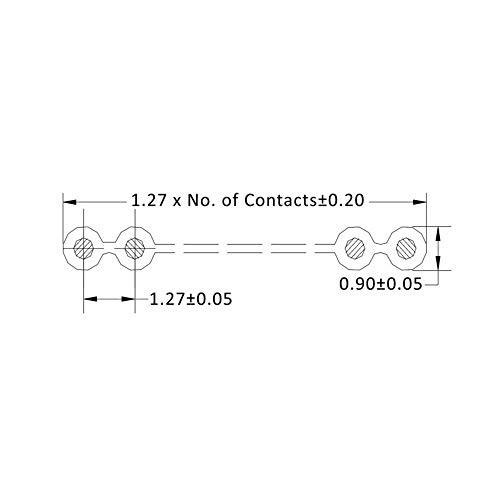 econ connect 28AWG9GR Flachbandkabel Rastermaß: 1.27 mm 9 x 0.08 mm² Grau 30.50 m von econ connect