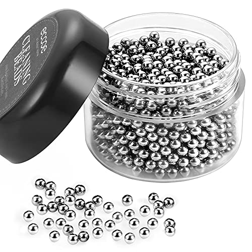 ecooe Edelstahl Reinigungsperlen Reinigungskugeln für Flaschen Dekanter Vase Karaffen Kratzfreie Mühelose Reinigung (1000 Kugeln) von ecooe